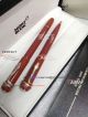 Perfect Replica Mont Blanc Heritage Rouge et Noir Special Edition Rollerball Pen Red Resin (1)_th.jpg